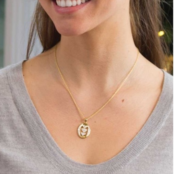 Danbury Mint Jewelry - Our Daughter "We Love You" Diamond Penda